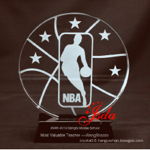 NBA Crystal Glass Trophy Craft for Basketball